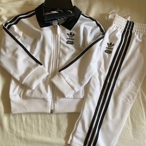 Adidas x Star Wars kids storm trooper  tracksuit